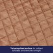 Show in main carousel: Frisco Quilted Orthopedic Pillow Lounger Cat & Dog Bed with Removable Cover, Beige, Small slide 4 of 10