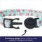 Show in main carousel: Frisco Christmas Peppermint Print Breakaway Cat Collar with Bell & Removable Bow, 8 to 12-in neck, 3/8-in wide slide 6 of 10