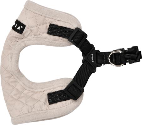 Show full view: Puppia Irvin Comfort Step-In Adjustable No-Pull Dog Harness, Cream, Large slide 3 of 5