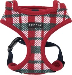 Puppia Festive Hooded Over-The-Head Adjustable No-Pull Dog Harness, Red, X-Large