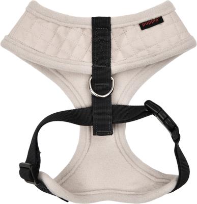 Show full view: Puppia Irvin Over-The-Head Adjustable No-Pull Dog Harness, Cream, Small slide 2 of 4