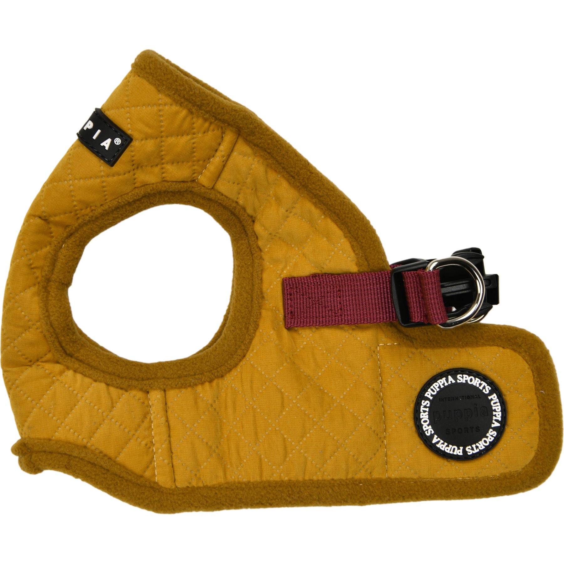 Puppia Irvin Vest Step-In Winter No-Pull Dog Harness, Mustard, X-Large