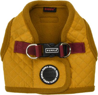 Show full view: Puppia Irvin Vest Step-In Winter No-Pull Dog Harness, Mustard, Small slide 2 of 5