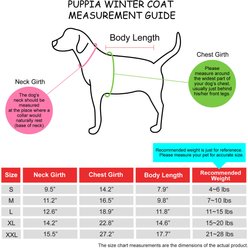 Puppia Donavan Winter No-Pull Dog Harness Coat, Black, Medium slide 2 of 4