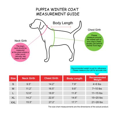 Puppia Donavan Winter No-Pull Dog Harness Coat