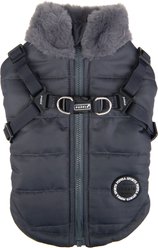Puppia Donavan Winter No-Pull Dog Harness Coat, Grey, X-Large