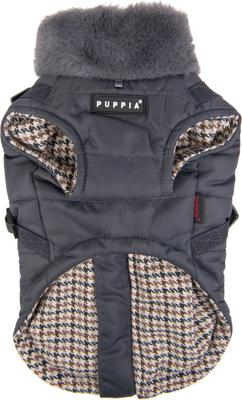 Show full view: Puppia Donavan Winter No-Pull Dog Harness Coat, Grey, Large slide 2 of 5