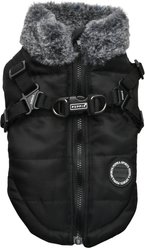 Puppia Donavan Winter No-Pull Dog Harness Coat, Black, Medium slide 1 of 4