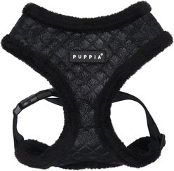 Puppia Douglas Over-The-Head Adjustable No-Pull Dog Harness, Black, X-Large