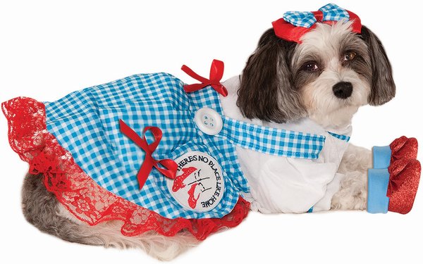 Show full view: Rubie's Costume Company Wizard of Oz Dorothy Dog & Cat Costume, X-Large slide 3 of 6