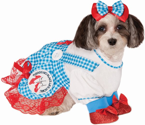 Show full view: Rubie's Costume Company Wizard of Oz Dorothy Dog & Cat Costume, X-Large slide 1 of 6