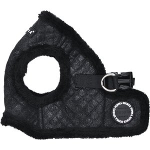 Puppia Douglas Vest Step-In Winter No-Pull Dog Harness, Black, Small
