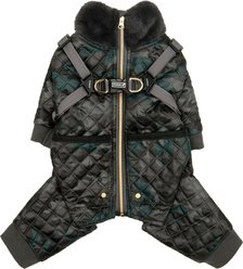 Puppia Bylur Winter Jumpsuit No-Pull Dog Harness, Black, XX-Large
