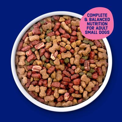 Show full view: Kibbles 'n Bits Mini Bits Savory Bacon & Steak Flavor Small Breed Dry Dog Food, 3.5-lb bag slide 4 of 12