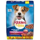 Kibbles 'n Bits Mini Bits Savory Bacon & Steak Flavor Small Breed Dry Dog Food, 16-lb bag