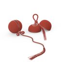 Cheerble WIcked Ball Duo2 Bird Chirping Interactive Cat Toy, Red