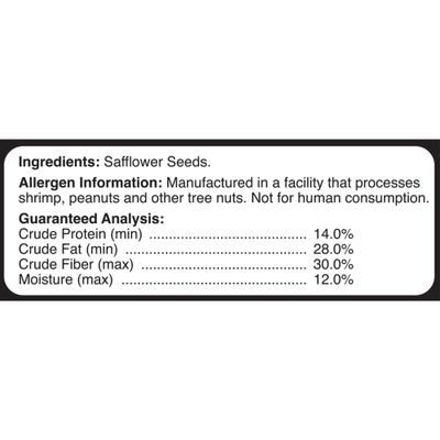 Show full view: Brown's Song Blend Safflower Seeds Wildbird Food, 3-lb bag slide 5 of 5