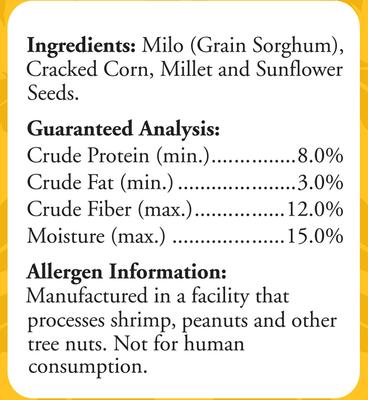 Show full view: Brown's Value Blend Select Wildbird Food, 18-lb bag slide 4 of 4