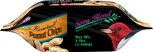 Show full view: Brown's Song Blend Roasted Peanut Chips Wildbird Food, 3-lb bag slide 3 of 5