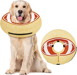 Supet Soft Inflatable Donut Dog Recovery Cone Collar, XX-Large