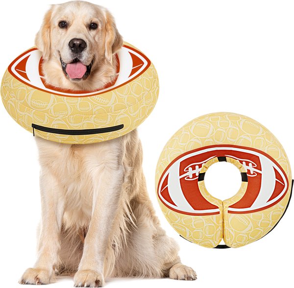 Show full view: Supet Soft Inflatable Donut Dog Recovery Cone Collar, XX-Large slide 1 of 8