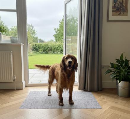 Show full view: The Avalon Society Washable Dog Pee Pad, Woven Sable, 36 x 48-in slide 3 of 8