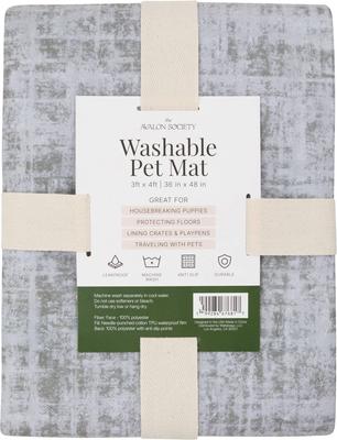 Show full view: The Avalon Society Washable Dog Pee Pad, Woven Sable, 36 x 48-in slide 5 of 8