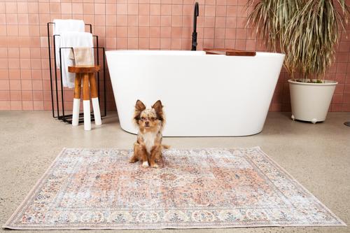 Show full view: The Avalon Society Washable Dog Pee Pad, Hana Blush, 36 x 48-in slide 6 of 9