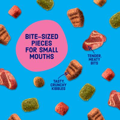 Show full view: Kibbles 'n Bits Bistro Mini Bits Beef, Vegetable & Apple Small Breed Dry Dog Food, 3.5-lb bag slide 6 of 12