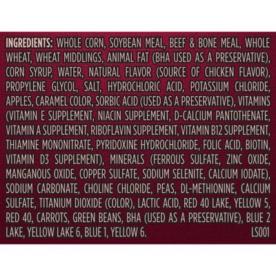 Show full view: Kibbles 'n Bits Bistro Mini Bits Beef, Vegetable & Apple Flavors Small Breed Dry Dog Food, 16-lb bag slide 9 of 12