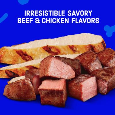 Show full view: Kibbles 'n Bits Mini Bits Savory Beef & Chicken Flavors Small Breed Dry Dog Food, 3.5-lb bag slide 5 of 12