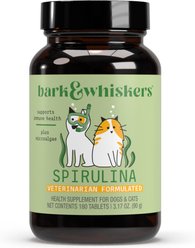 Bark and Whiskers Spirulina Superfood Tablets Dog & Cat Supplement, 180 count