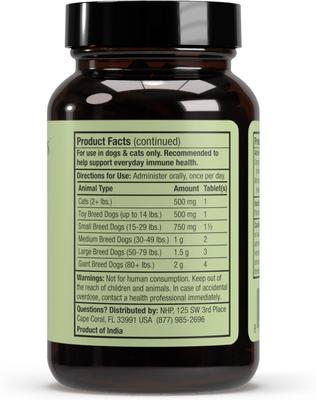 Show full view: Bark and Whiskers Spirulina Superfood Tablets Dog & Cat Supplement, 180 count slide 4 of 5