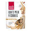 The Honest Kitchen Human Grade Goat's Milk N' Cookies Slow Baked with Peanut Butter & Honey Dog Treats, 8-oz bag