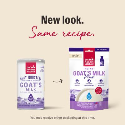 The Honest Kitchen Daily Boosters Instant Goat's Milk with Probiotics for Dogs