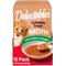 Show in main carousel: Hartz Delectables Lickable Treat Savory Broths Chicken & Veggies Grain-Free Lickable Cat Treats, 1.4-oz pouch, pack of 12 slide 1 of 12