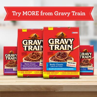 Show full view: Gravy Train Beefy Classic Dry Dog Food, 35-lb bag slide 7 of 11