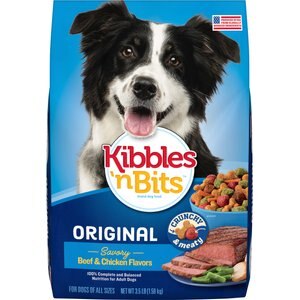 Kibbles 'n Bits Original Savory Beef & Chicken Flavors Dry Dog Food, 3.5-lb bag