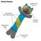 Show in main carousel: PetRageous Designs PatchRageous Raccoon Squeak & Crinkle Plush Toy, Grey, 16-in slide 3 of 3