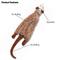 Show in main carousel: PetRageous Designs RoadRageous Opossum Stuffless Body Squeak Plush Toy, Brown, 22-in slide 4 of 5
