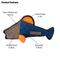 Show in main carousel: Eddie Bauer 14-in Fish Squeak & Crinkle Plush Dog Toy, Blue slide 3 of 3