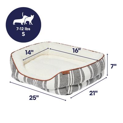 Show full view: Frisco Farmhouse Double Bolster Dog & Cat Cuddler, Small slide 2 of 10