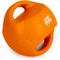 Show in main carousel: allforpaws Wag Play Squeaky Rope Tug Ball Dog Toy, Orange, Large: 7.4-in slide 2 of 3
