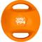 Show in main carousel: allforpaws Wag Play Squeaky Rope Tug Ball Dog Toy, Orange, Large: 7.4-in slide 1 of 3