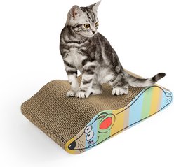 allforpaws Catoon Scratcher Mouse Cat Toy with Catnip, Multi-Color, 16.5 x 8.27 x 4.53-in slide 1 of 3