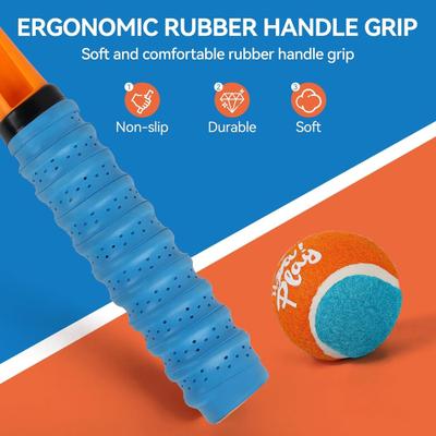 Show full view: allforpaws Wow Play Short Ball Thrower Launcher Dog Toy, Multi-Color, 19.3 x 3.7 x 2.6-in slide 4 of 8