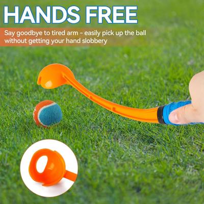 Show full view: allforpaws Wow Play Short Ball Thrower Launcher Dog Toy, Multi-Color, 19.3 x 3.7 x 2.6-in slide 3 of 8