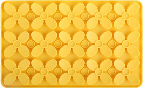 Show full view: allforpaws Blossom Digmat Refill Treat Dispensing Dog Toy, Yellow, 13 x 8-in slide 8 of 9