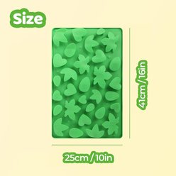 allforpaws Jungle Digmat Refill Treat Dispensing Dog Toy, Green, 16 x 10-in slide 2 of 9