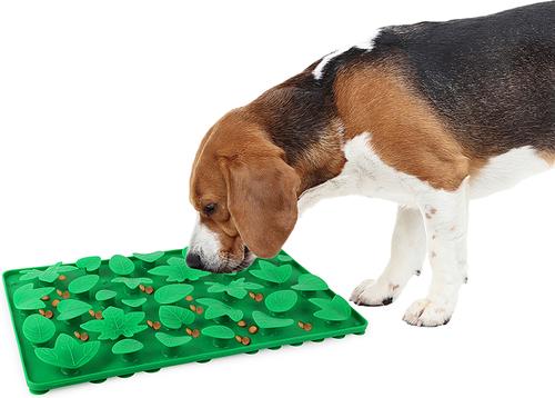 Show full view: allforpaws Jungle Digmat Refill Treat Dispensing Dog Toy, Green, 16 x 10-in slide 8 of 9